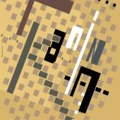 The official poster of Ewa Maria Poradowska-Werszler indyvidual exhibition